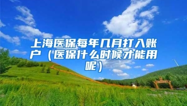 上海医保每年几月打入账户（医保什么时候才能用呢）