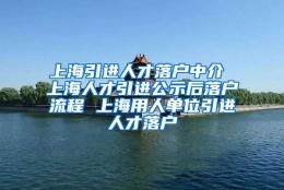 上海引进人才落户中介 上海人才引进公示后落户流程 上海用人单位引进人才落户