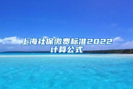 上海社保缴费标准2022计算公式