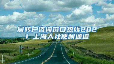 居转户咨询窗口热线2021 上海人社便利通道