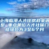 上海临港人才住房政策调整 重点单位人才社保门槛缩短为3至6个月