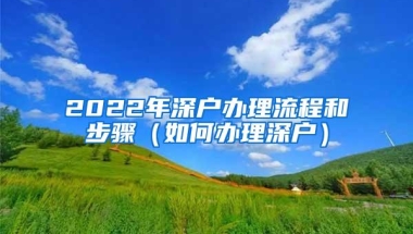 2022年深户办理流程和步骤（如何办理深户）