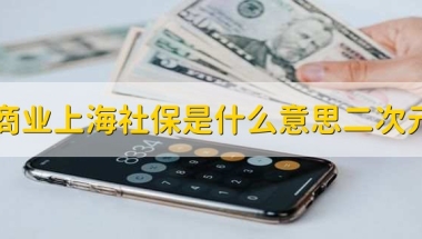 商业上海社保是什么意思？