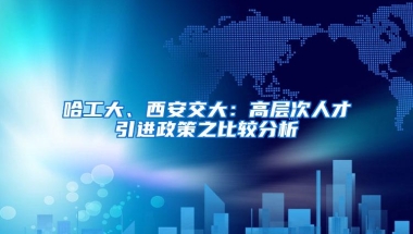 哈工大、西安交大：高层次人才引进政策之比较分析