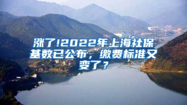 涨了!2022年上海社保基数已公布，缴费标准又变了？