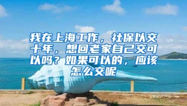 我在上海工作，社保以交十年，想回老家自己交可以吗？如果可以的，应该怎么交呢