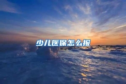 少儿医保怎么报