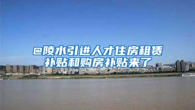 @陵水引进人才住房租赁补贴和购房补贴来了