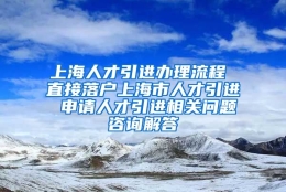 上海人才引进办理流程 直接落户上海市人才引进 申请人才引进相关问题咨询解答