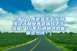 上海个人养老金怎么交(上海灵活就业养老保险怎么参保？15年后退休大概能拿多少钱？)