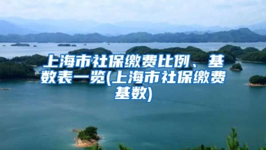 上海市社保缴费比例、基数表一览(上海市社保缴费基数)