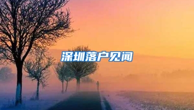 深圳落户见闻