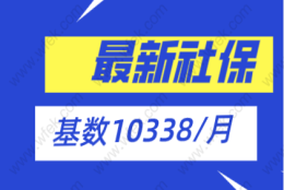 从2021年7月1日起，以10338元／月作为计算社保缴费基数的参考水平