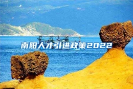 南阳人才引进政策2022