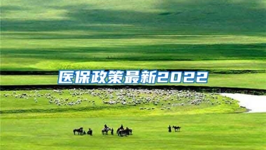 医保政策最新2022