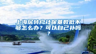 上海居转户社保基数低不够怎么办？可以自己补吗？