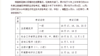 2020年中级经济师考试时间公布啦,想要上海居转户看过来