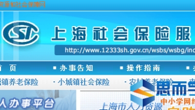 上海社保网上办事大厅网址及相关内容