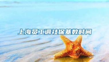 上海员工调社保基数时间