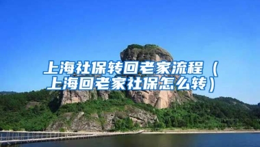 上海社保转回老家流程（上海回老家社保怎么转）