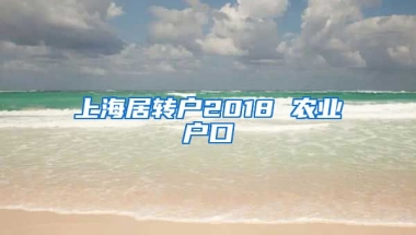 上海居转户2018 农业户口