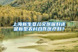 上海新生婴儿交医保好还是新型农村合作医疗好？