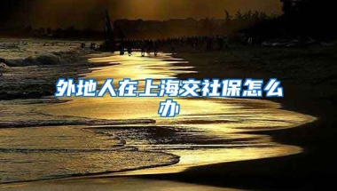 外地人在上海交社保怎么办