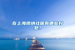 在上海缴纳社保有哪些好处？