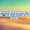 满7年后最早申请时间？合税、年金与补充公积金是否说明？