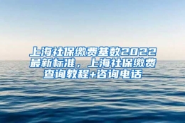 上海社保缴费基数2022最新标准，上海社保缴费查询教程+咨询电话