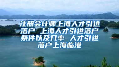 注册会计师上海人才引进落户 上海人才引进落户条件以及几率 人才引进落户上海临港