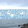 2022年聊城市市管企业第三批“水城优才”青年人才引进 （应届毕业生夏招专场）公告（85人）