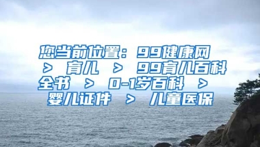 您当前位置：99健康网 ＞ 育儿 ＞ 99育儿百科全书 ＞ 0-1岁百科 ＞ 婴儿证件 ＞ 儿童医保