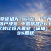 早读拾光（6.7）丨广州落户放宽 中国铁建26.6亿转让恒大置业（深圳）49%股权