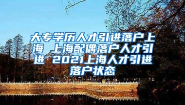 大专学历人才引进落户上海 上海配偶落户人才引进 2021上海人才引进落户状态