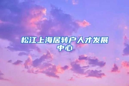 松江上海居转户人才发展中心